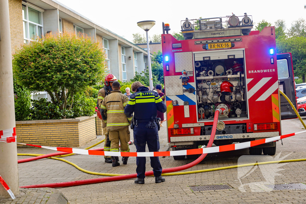 Brand in tuinschuur geblust zonder gewonden