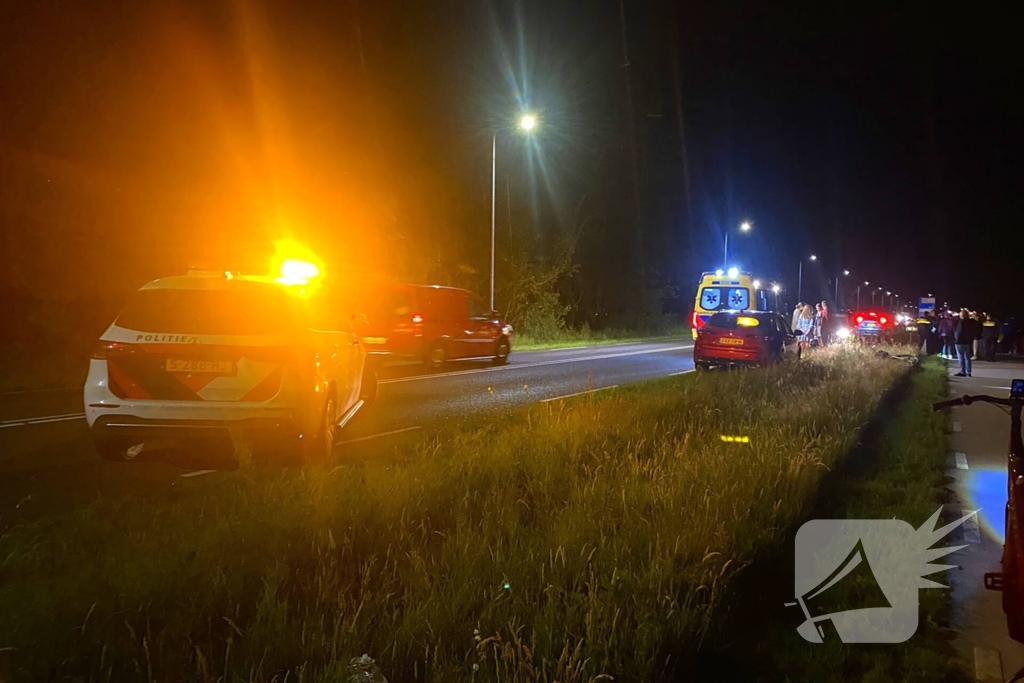 Scooterrijder aangehouden na aanrijding