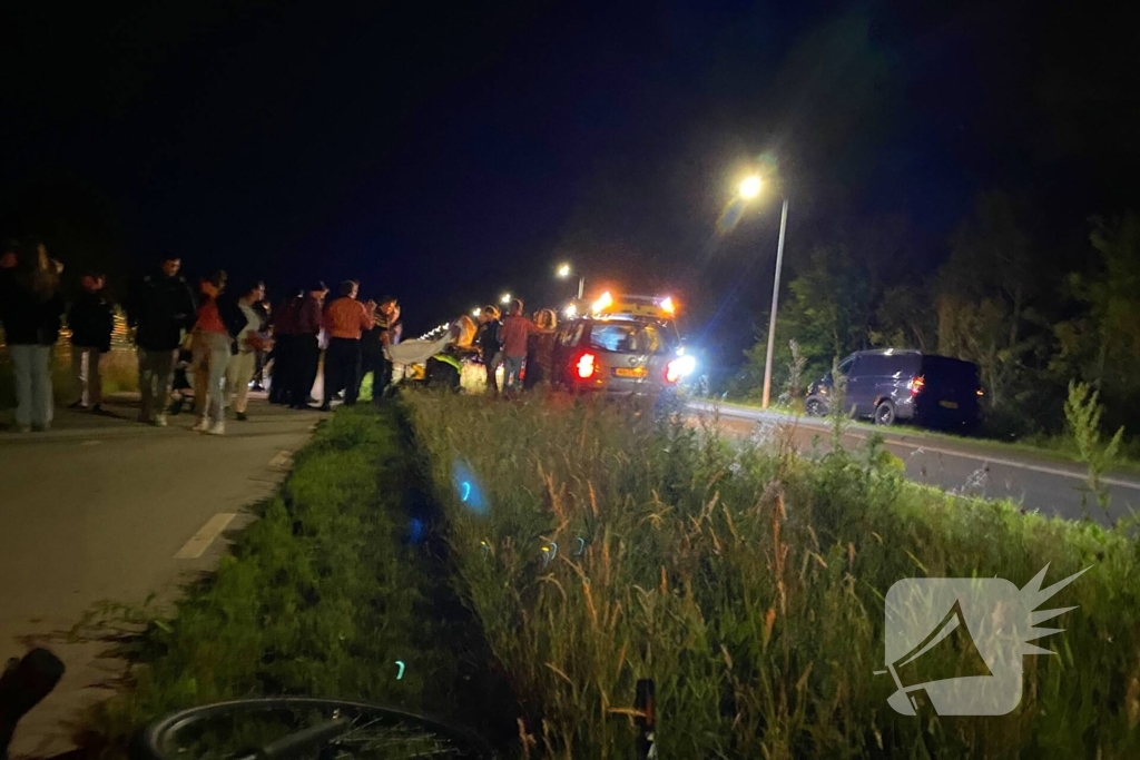 Scooterrijder aangehouden na aanrijding