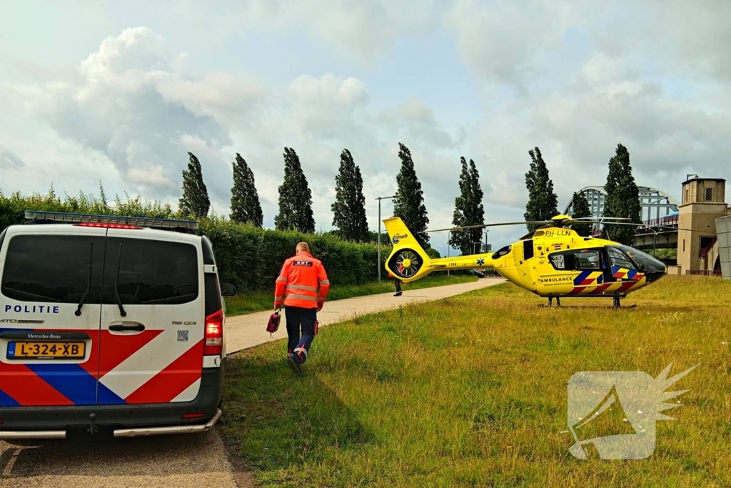 Traumahelikopter ingezet voor incident bij arrestanten wacht