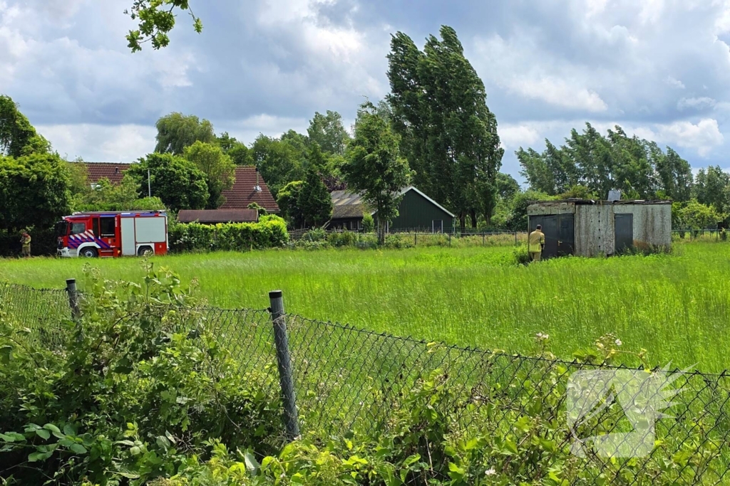 Brand in gebouw snel onder controle