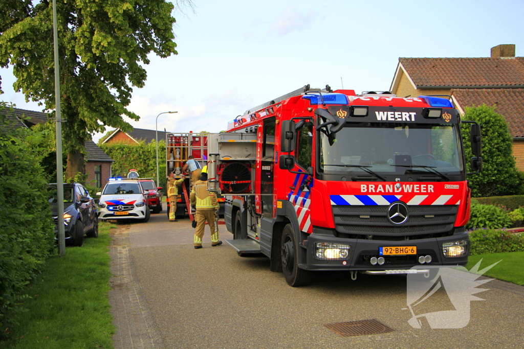 Rookinhalatie bij brand in tuinhuisjes