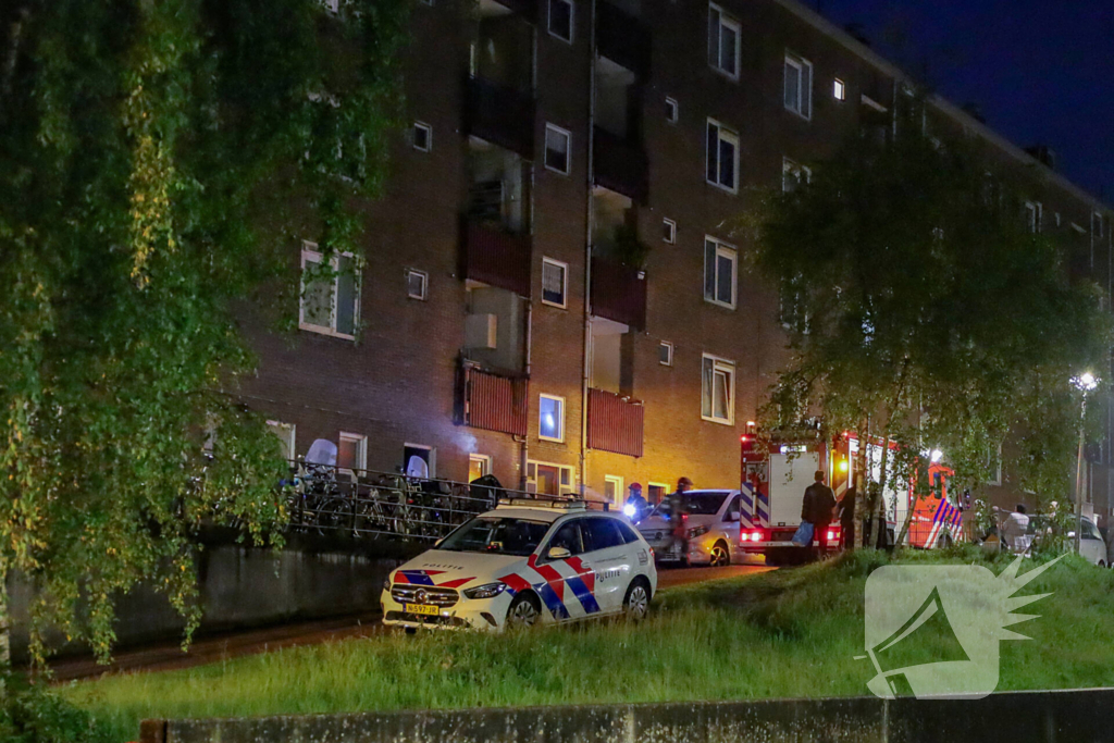 Bewoners geëvacueerd na brand in flatgebouw