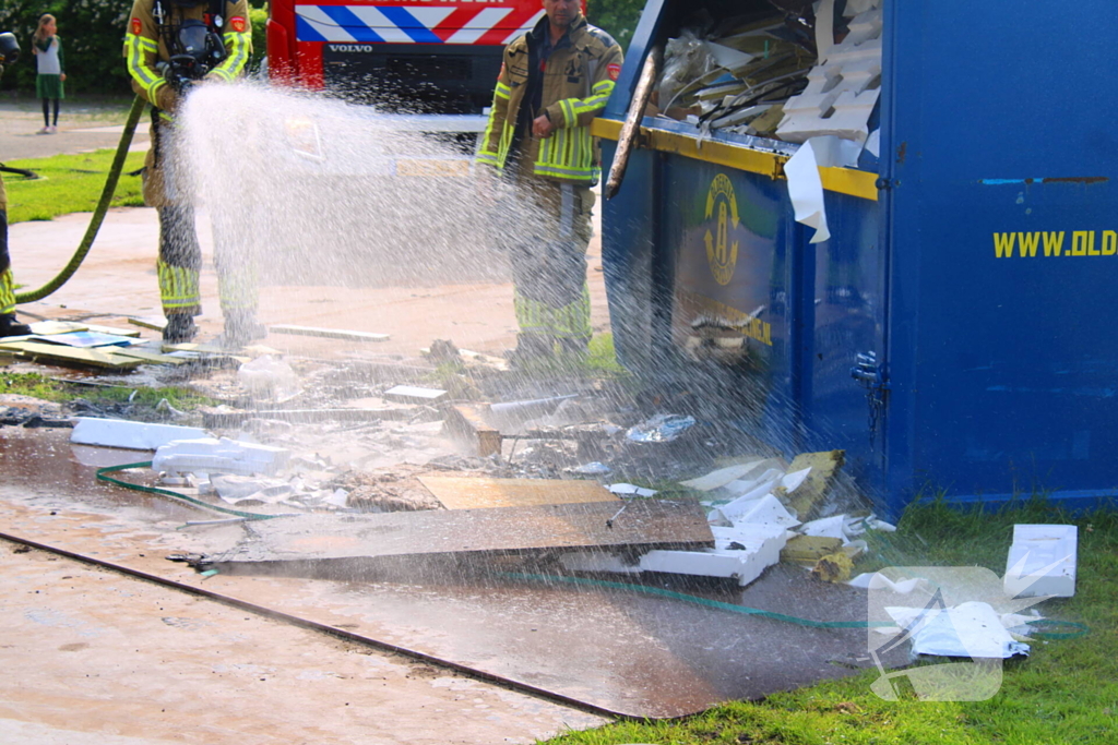 Rookontwikkeling na containerbrand