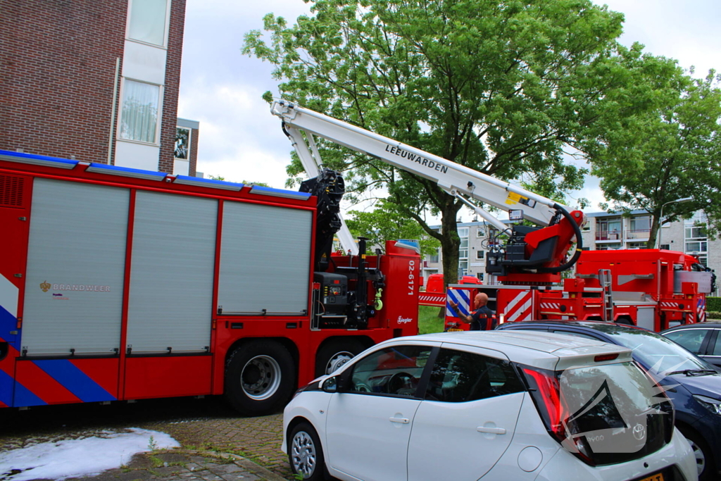 Brandweer zet zwaar materieel in voor hulpverlening