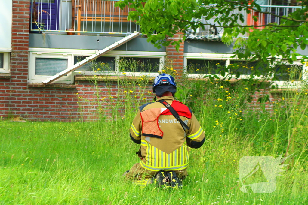 Brandweer zet zwaar materieel in voor hulpverlening