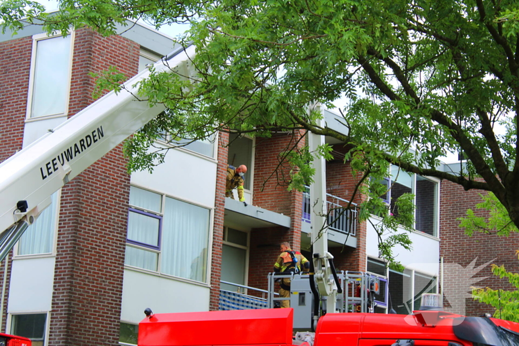 Brandweer zet zwaar materieel in voor hulpverlening