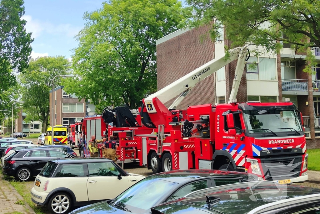 Brandweer zet zwaar materieel in voor hulpverlening