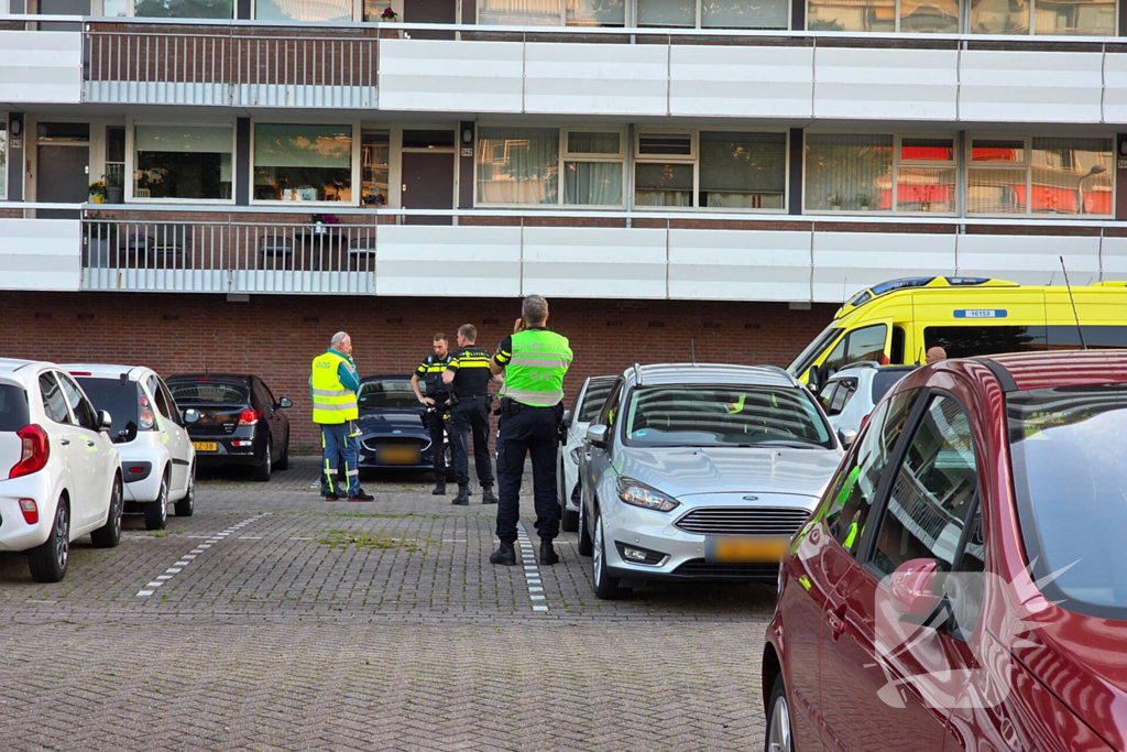 Politie-onderzoek na incident bij flat