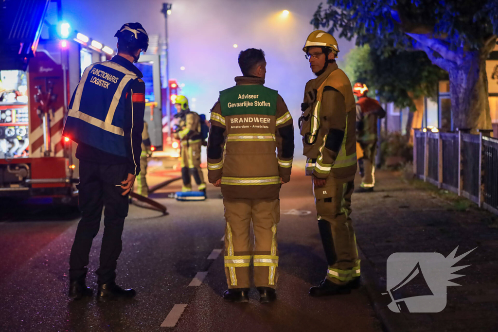 Grote brand in bijgebouw vereist inzet brandweer