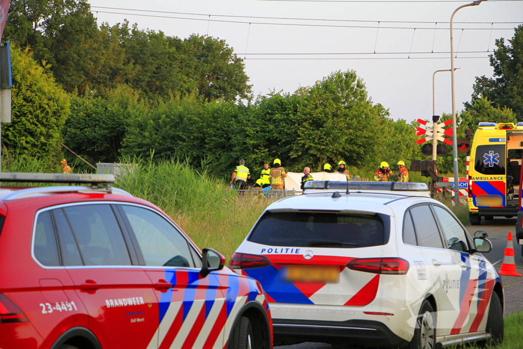 Treinverkeer gestremd door aanrijding met persoon in scootmobiel