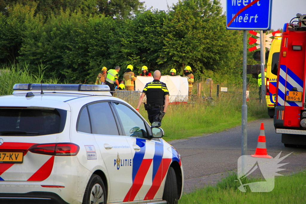Treinverkeer gestremd door aanrijding met persoon in scootmobiel