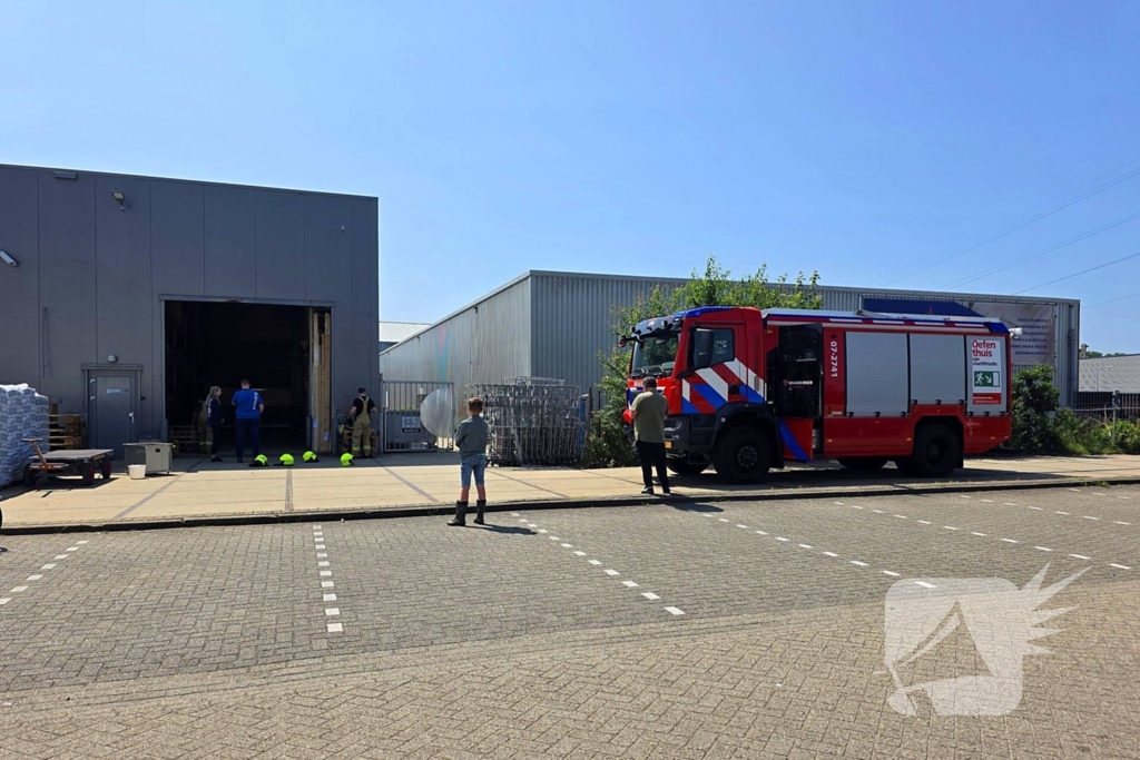 Magazijnbrand snel onder controle