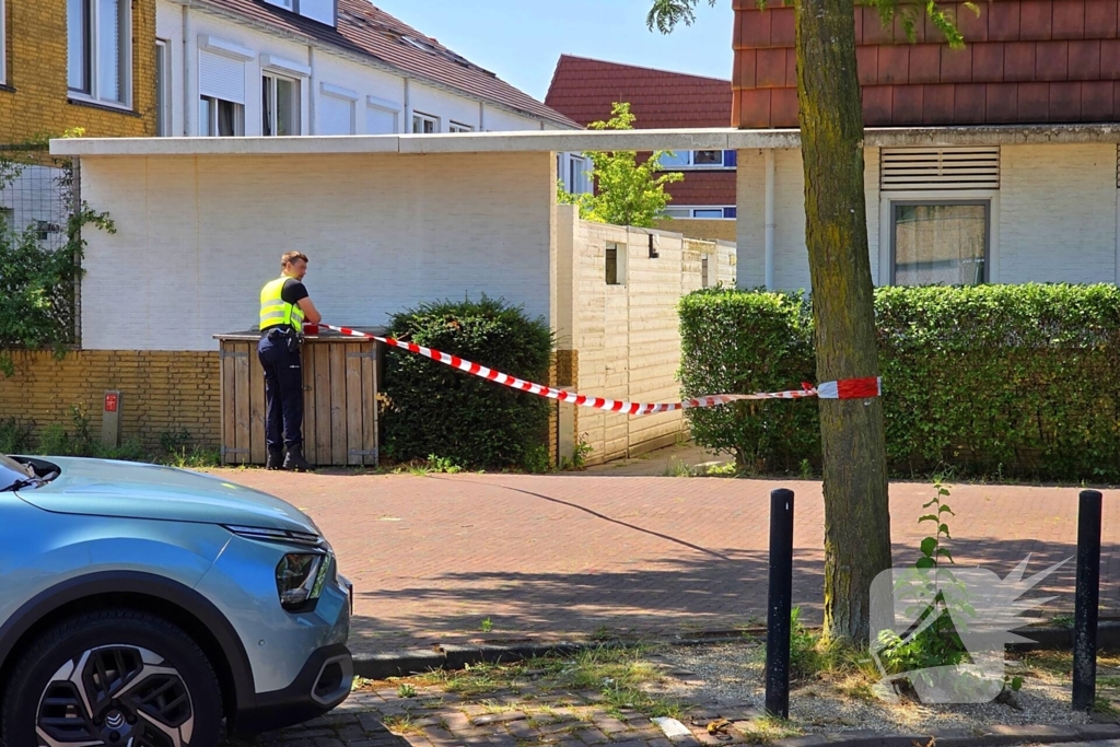 Politieafzetting bij woning