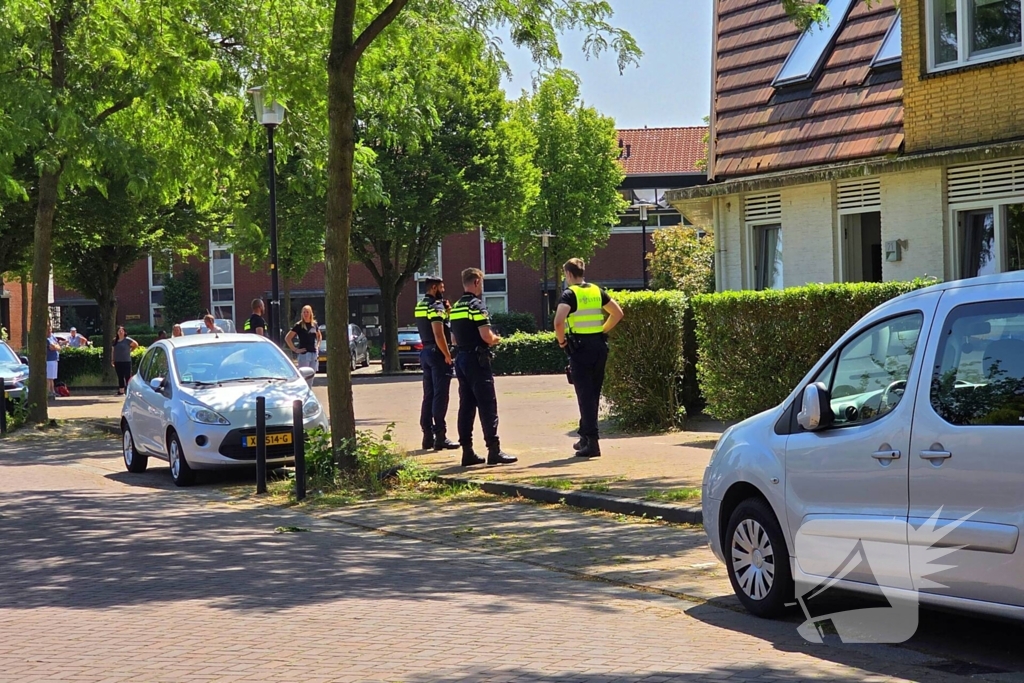 Politieafzetting bij woning