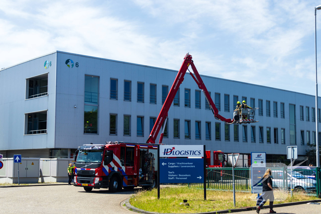 Kastbrand op dak snel geblust