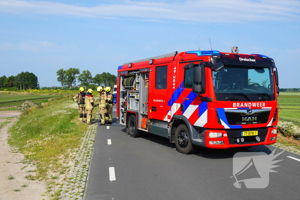 Voertuigbrand snel onder controle