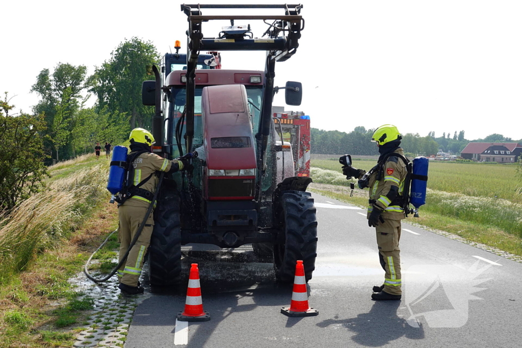 Voertuigbrand snel onder controle