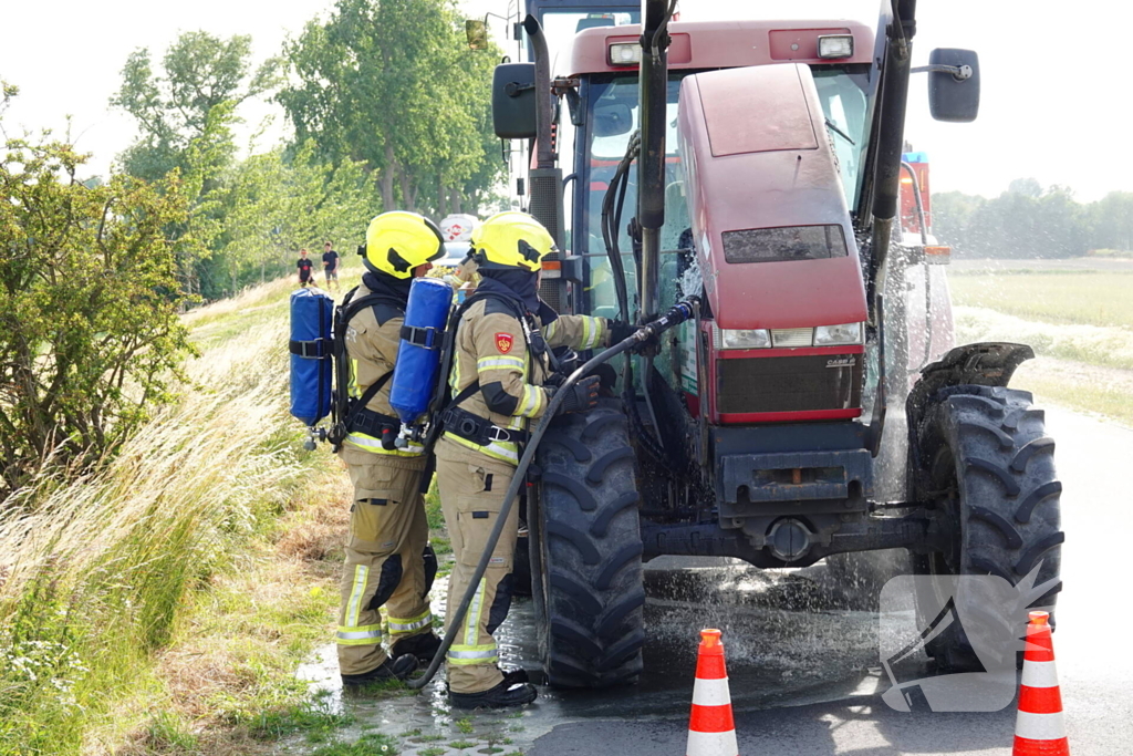 Voertuigbrand snel onder controle