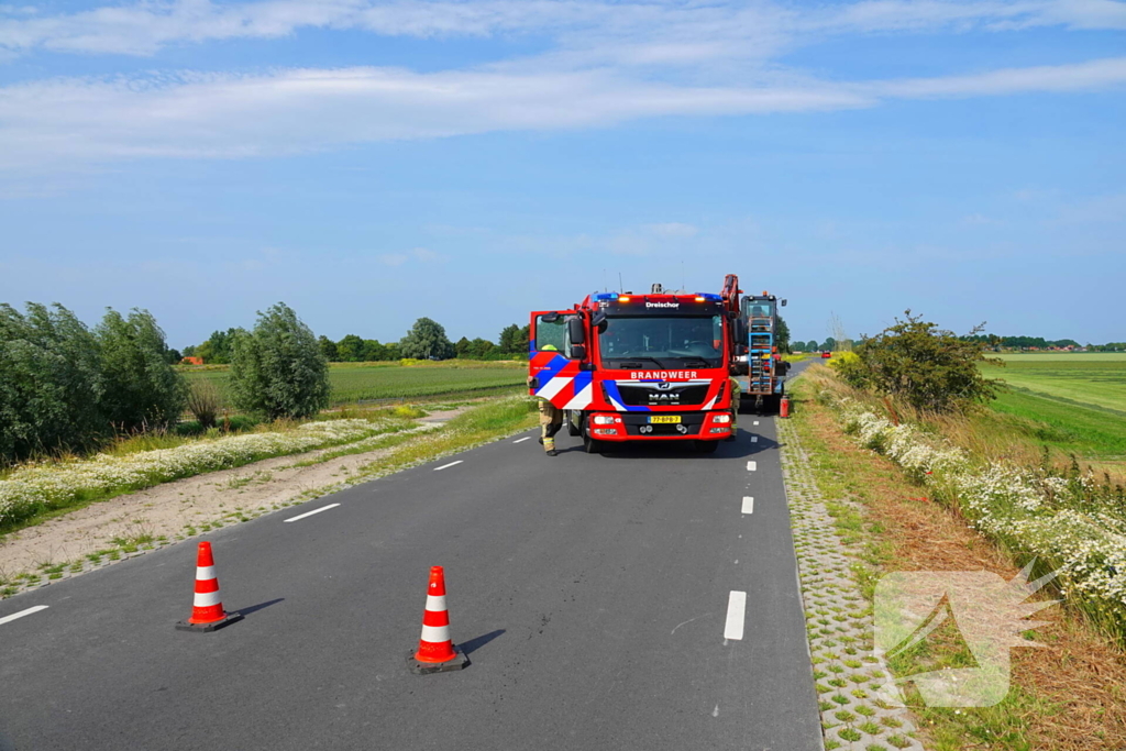 Voertuigbrand snel onder controle