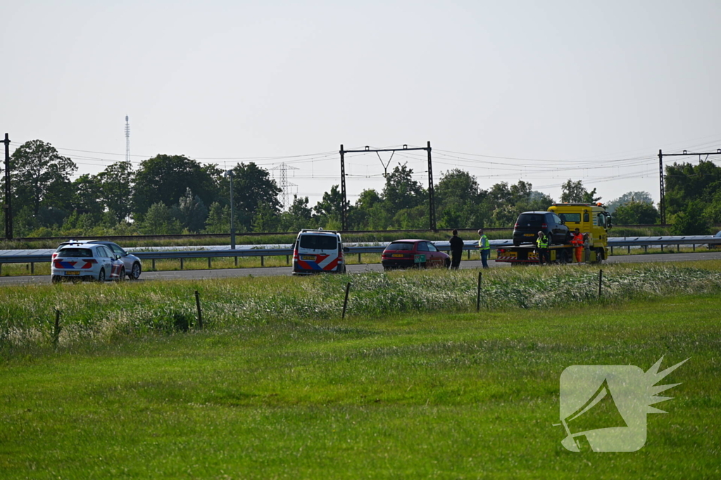Motorrijder gewond na crash
