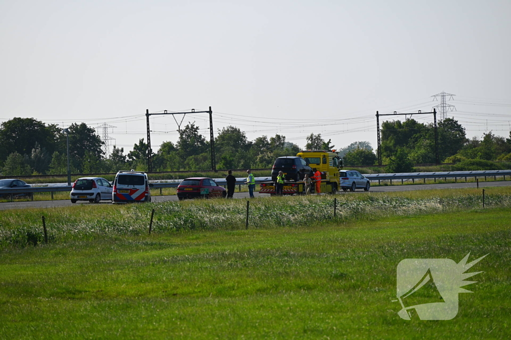 Motorrijder gewond na crash