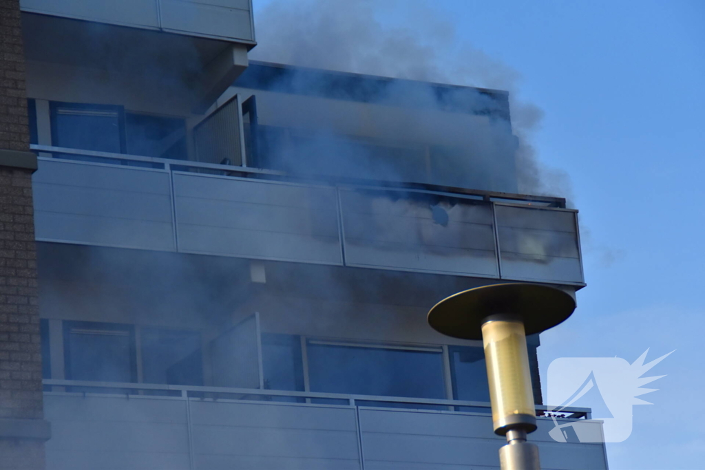 Appartementencomplex ontruimd door brand