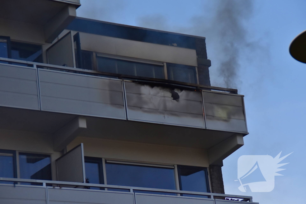 Appartementencomplex ontruimd door brand