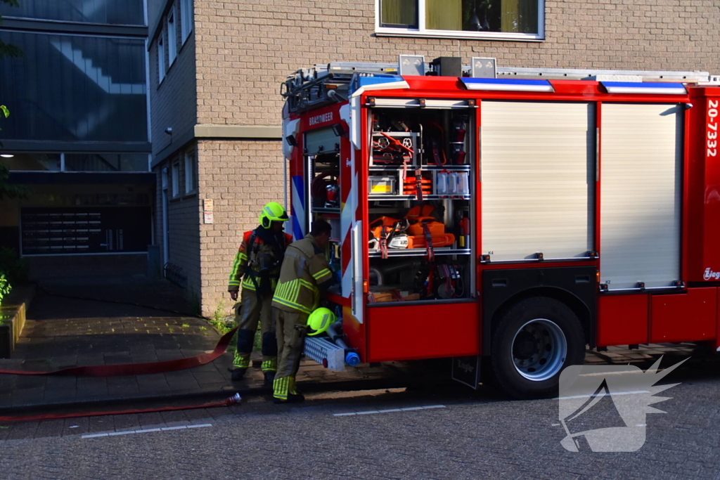 Appartementencomplex ontruimd door brand
