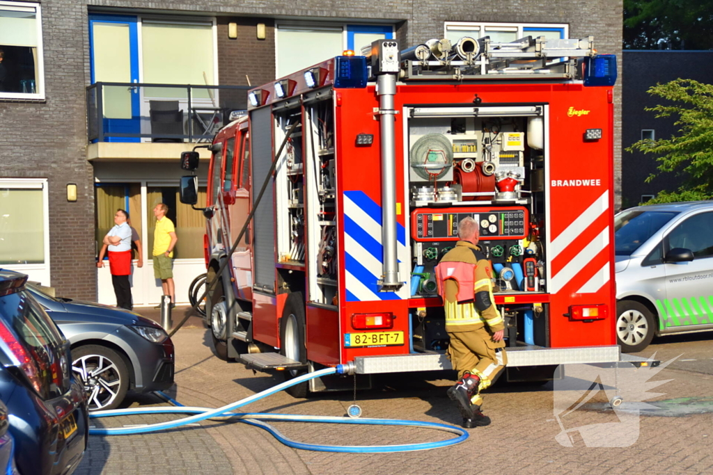 Appartementencomplex ontruimd door brand