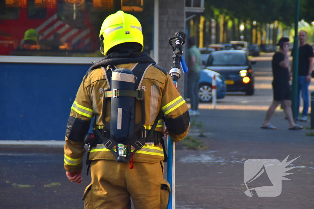 Appartementencomplex ontruimd door brand