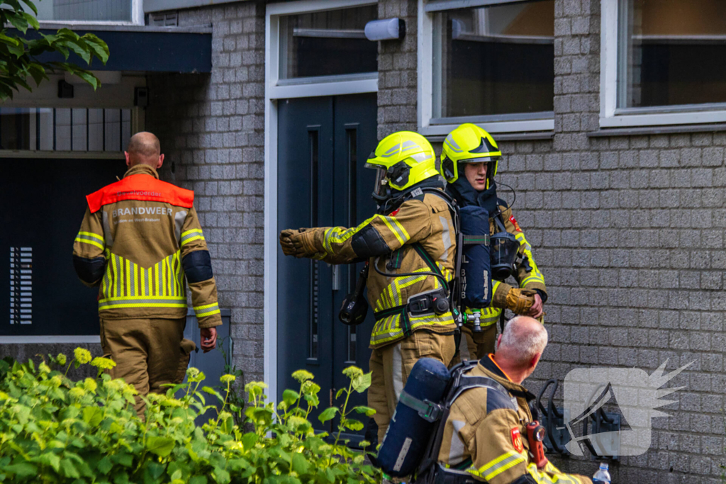 Appartementencomplex ontruimd door brand