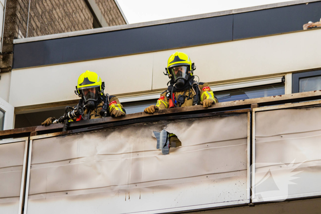 Appartementencomplex ontruimd door brand
