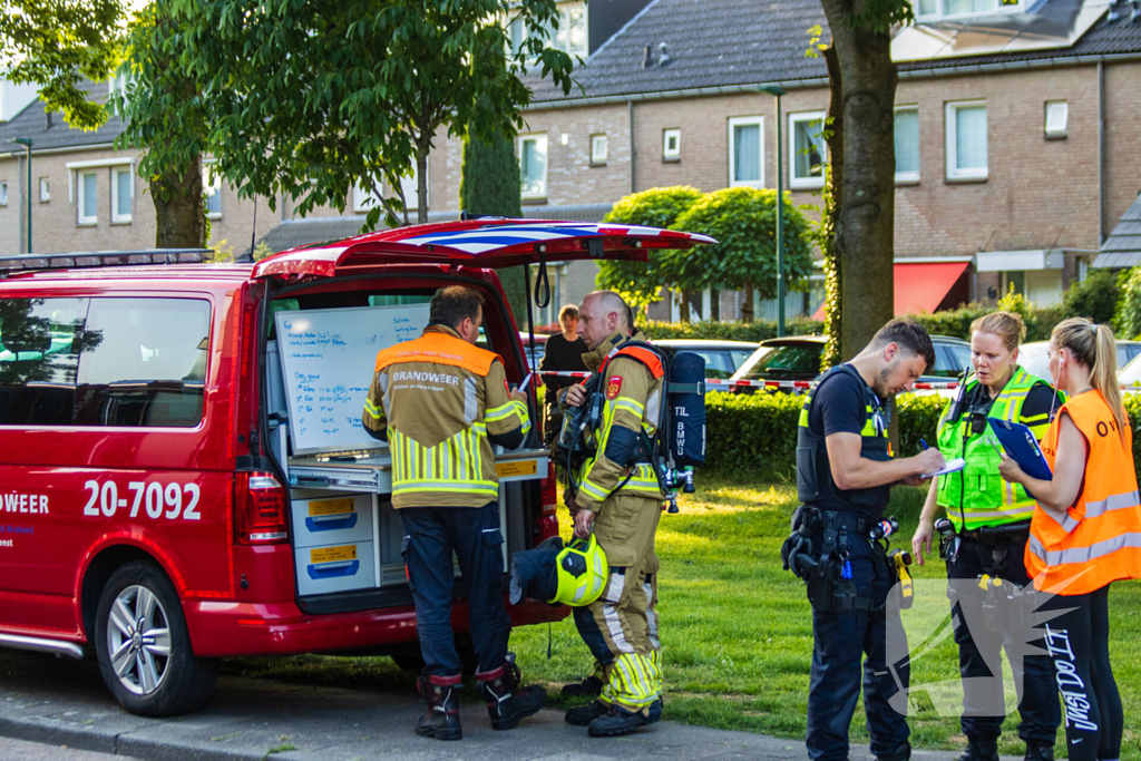 Appartementencomplex ontruimd door brand