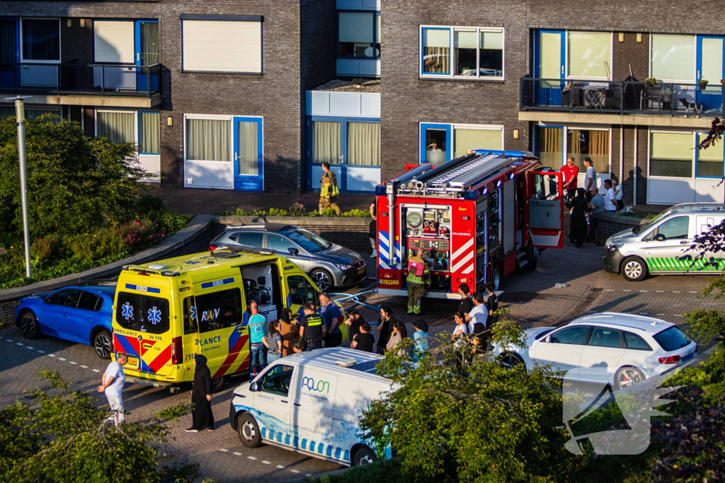 Appartementencomplex ontruimd door brand