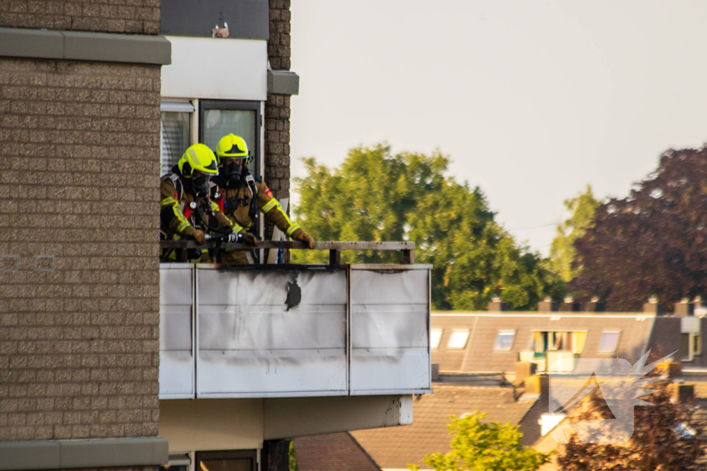 Appartementencomplex ontruimd door brand