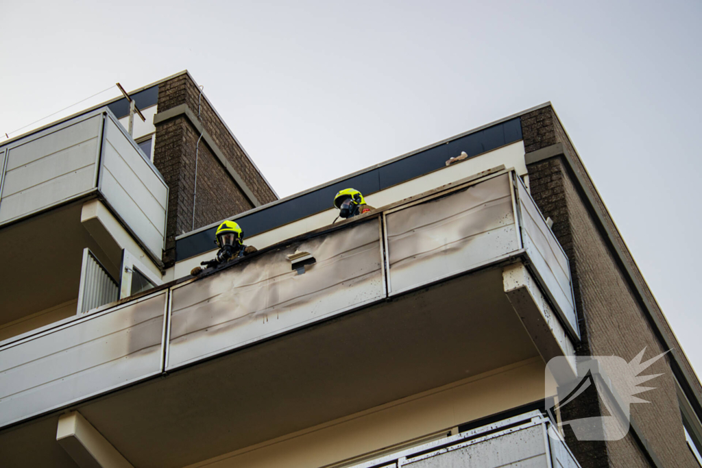 Appartementencomplex ontruimd door brand