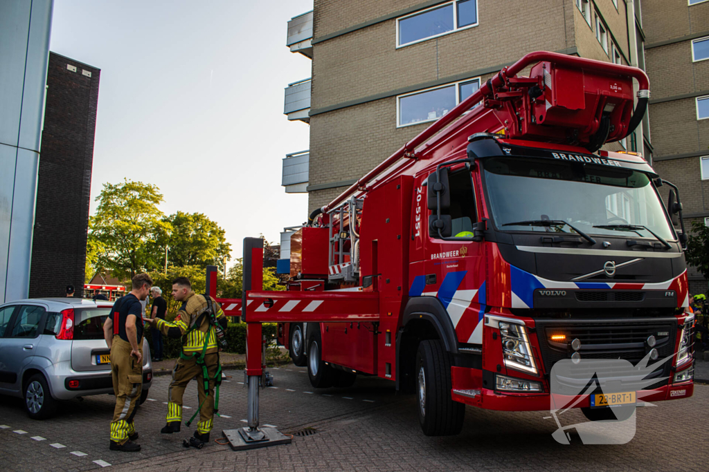 Appartementencomplex ontruimd door brand