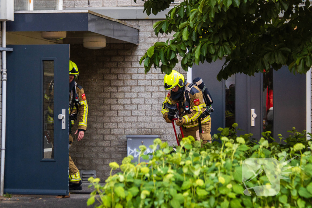 Appartementencomplex ontruimd door brand