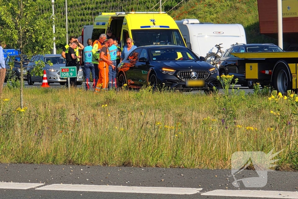Ongeval met gewonde leidt tot afsluiting rijbaan
