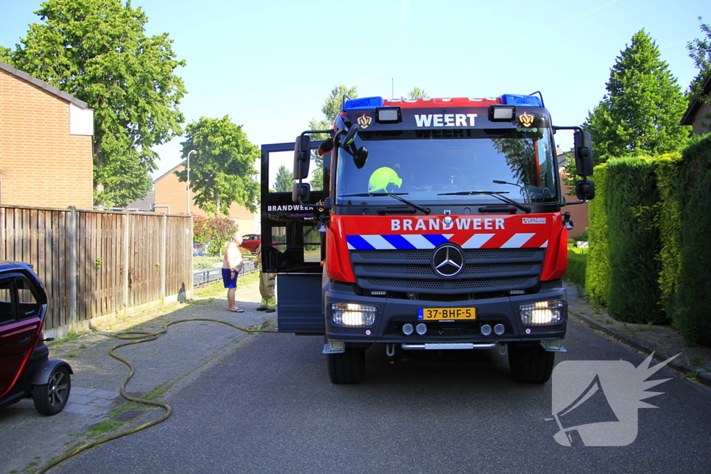 Buitenbrand verwoest coniferenhaag
