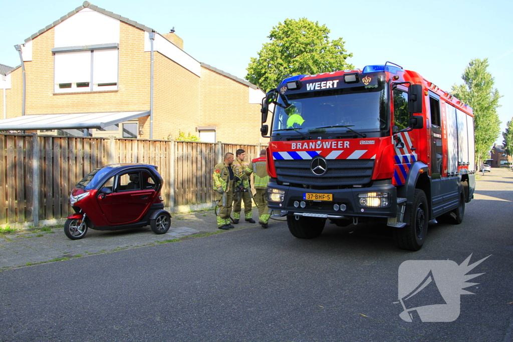 Buitenbrand verwoest coniferenhaag