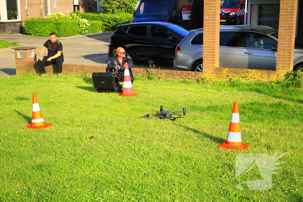Flinke rookontwikkeling bij brand in schip