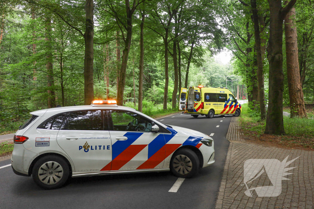 Motorrijder gewond na eenzijdig ongeval
