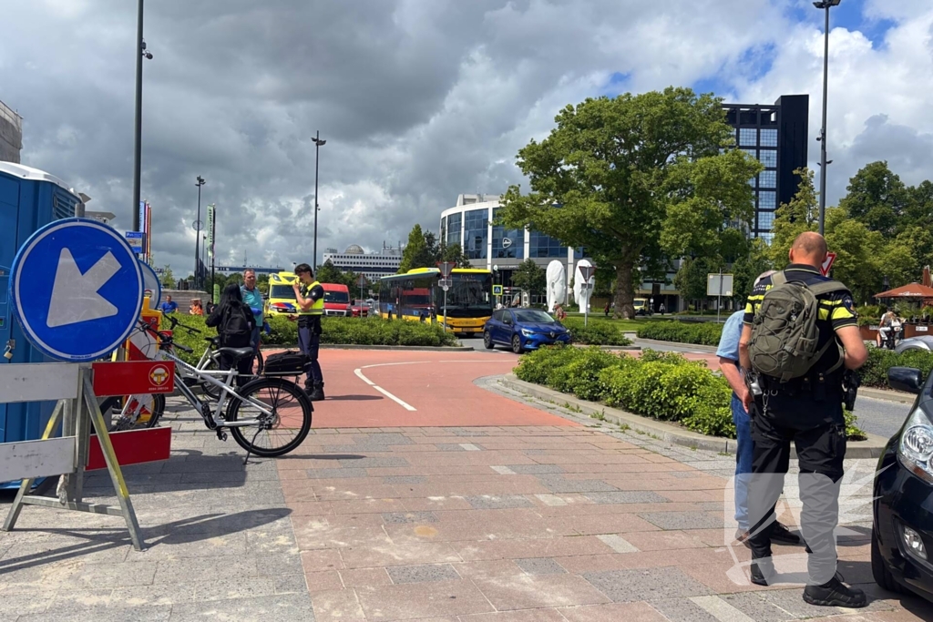 Fietser gewond bij aanrijding