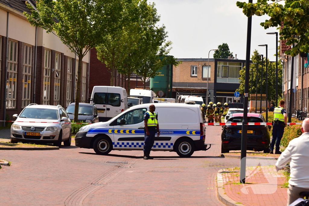 Gaslek veroorzaakt verkeershinder