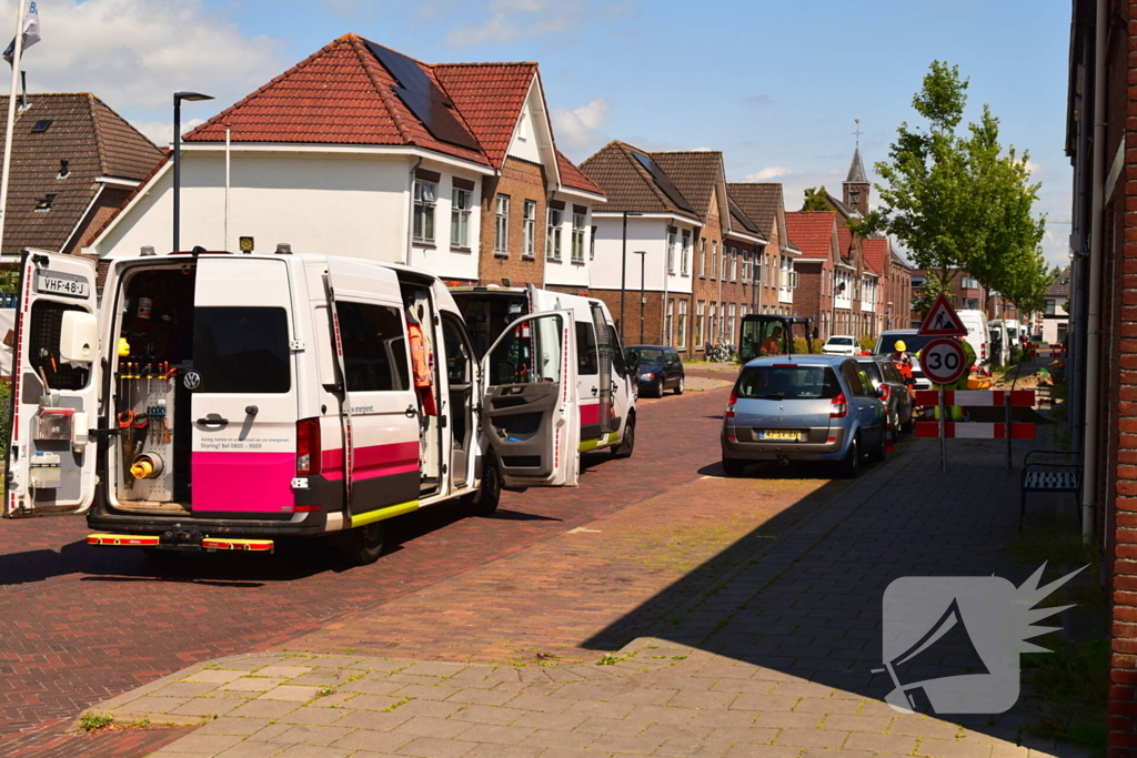 Gaslek veroorzaakt verkeershinder