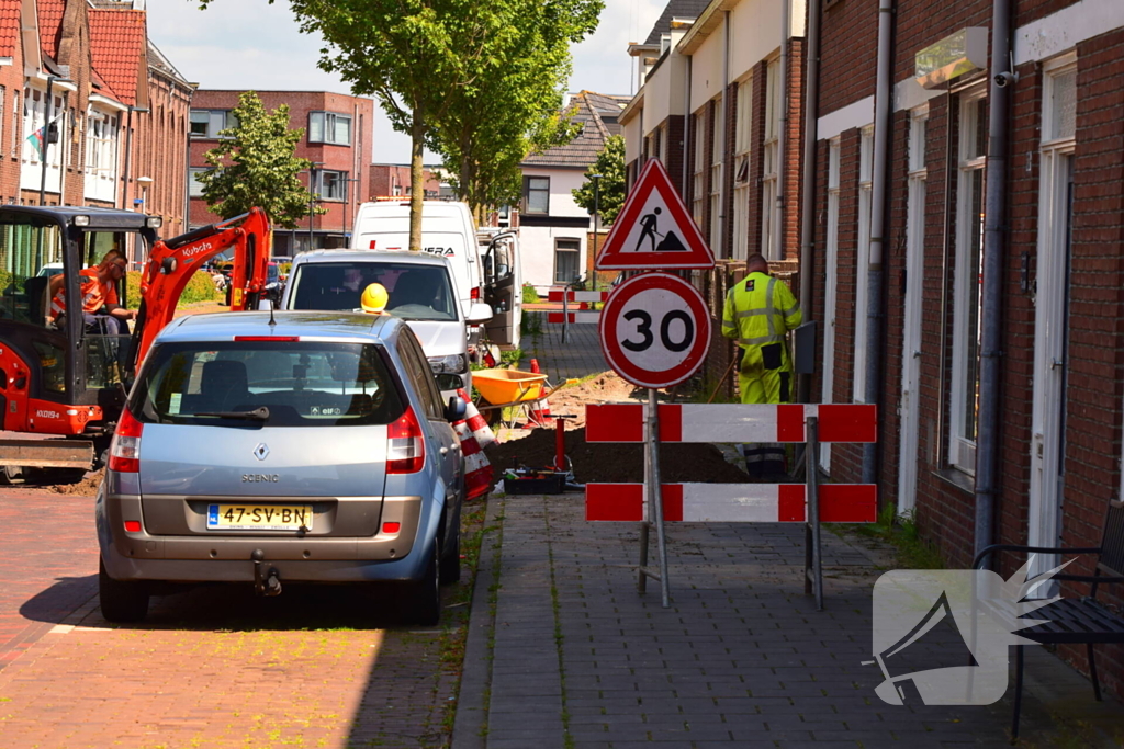 Gaslek veroorzaakt verkeershinder