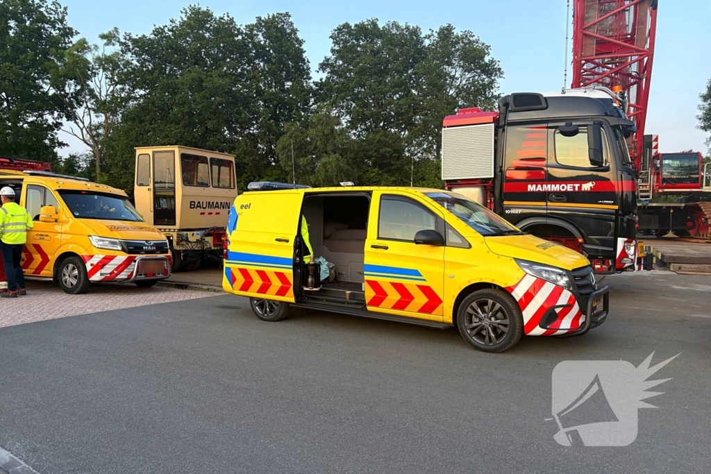 Specialistisch transport voor grote transformator