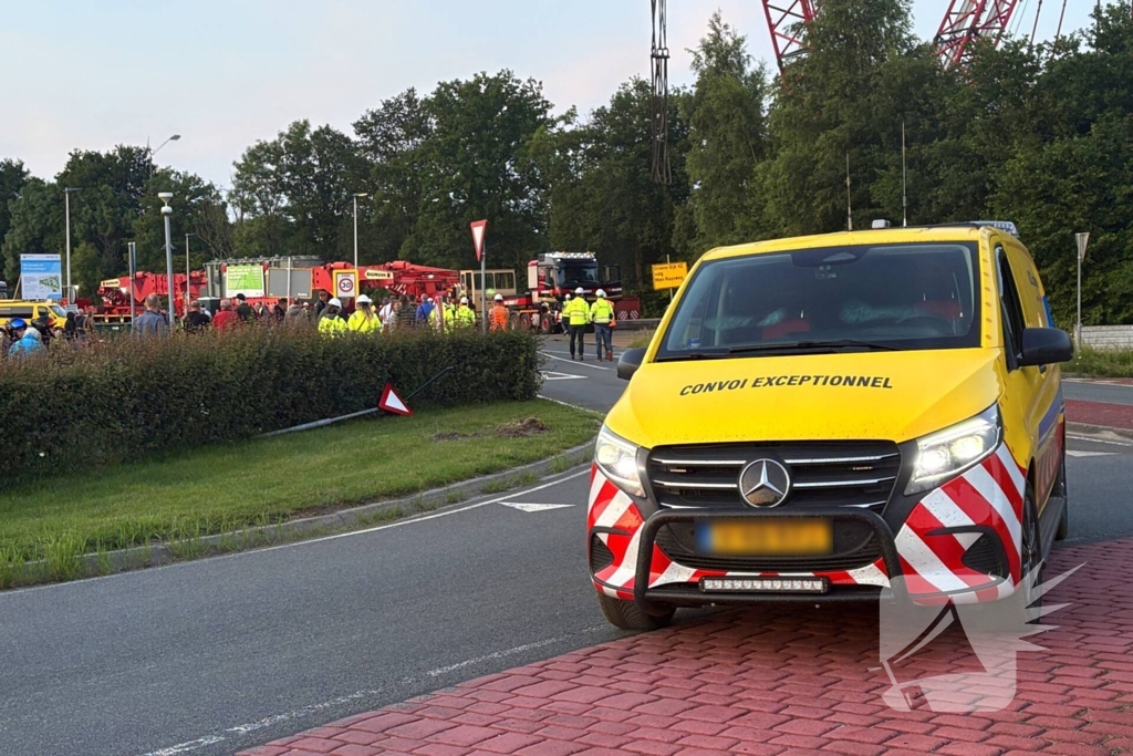 Specialistisch transport voor grote transformator